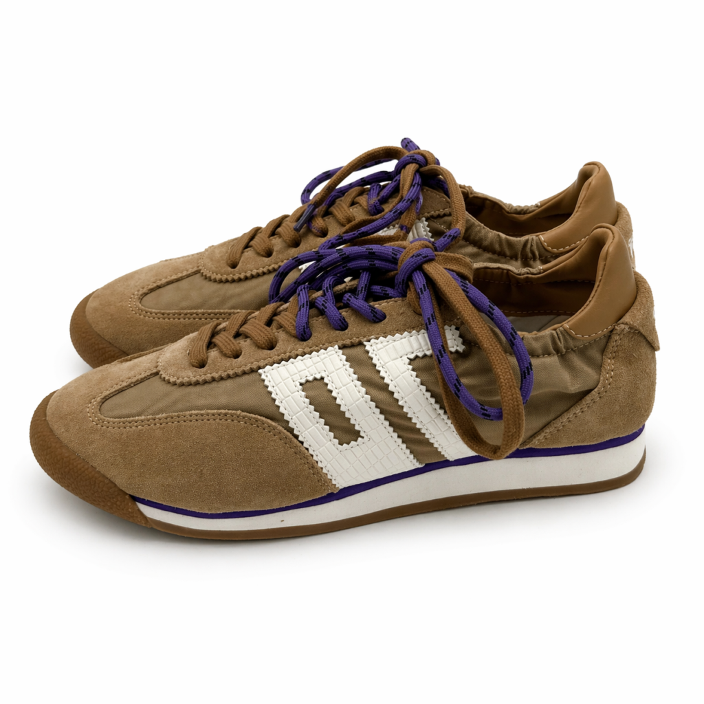 BACK 70 sneakers donna con Tallone Morbido e Laccino Elasticizzato – Suede e Nylon | Italia