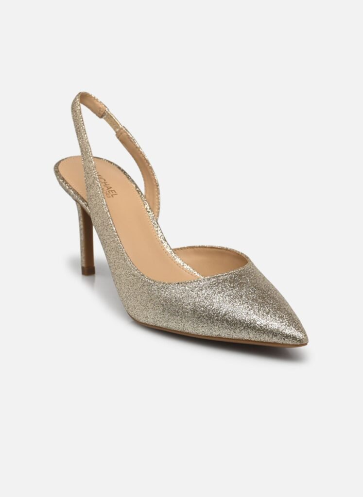 Michael Michael Kors Décolleté con cinturino ALINA FLEX SLING PUMP donna oro e bronzo