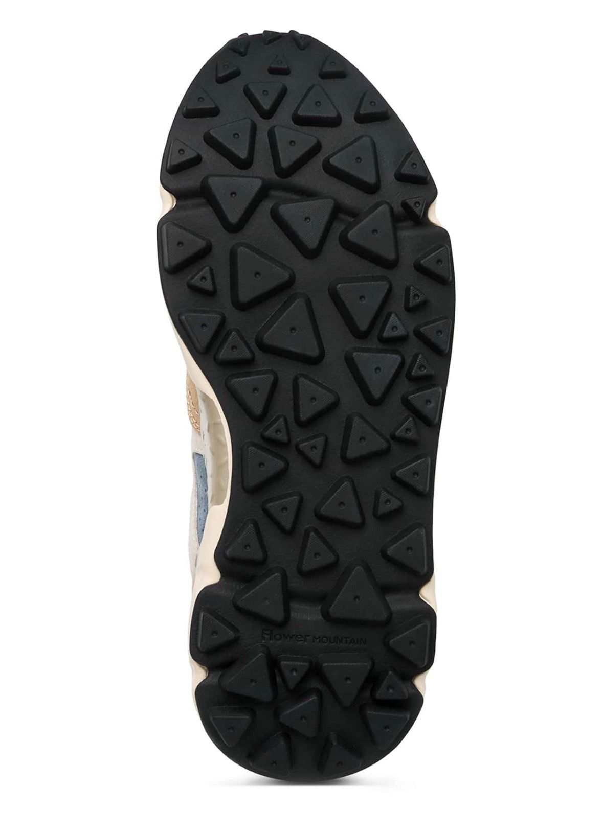 FLOWER MOUNTAIN - YAMANO 3 SNEAKERS IN SUEDE E NYLON DARK GREY E BEIGE - immagine 3