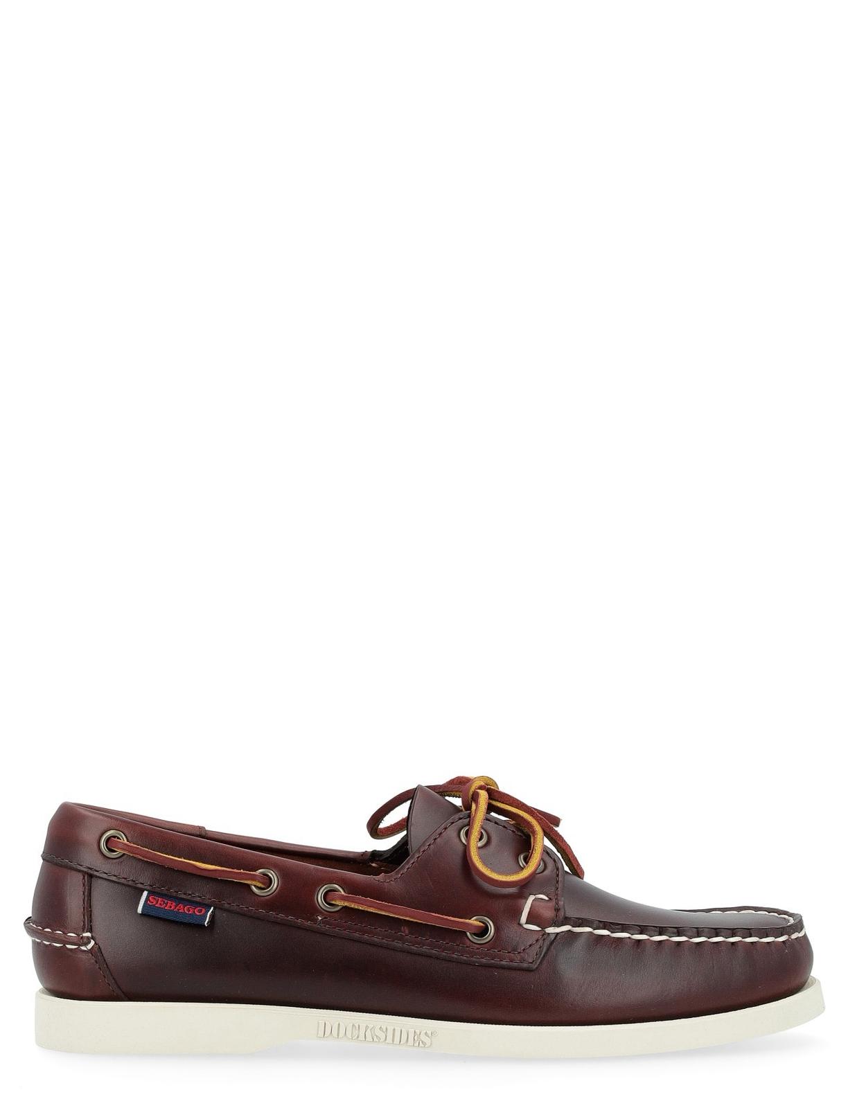 Mocassino Sebago Docksides Portland Waxed in pelle color marrone - immagine 9