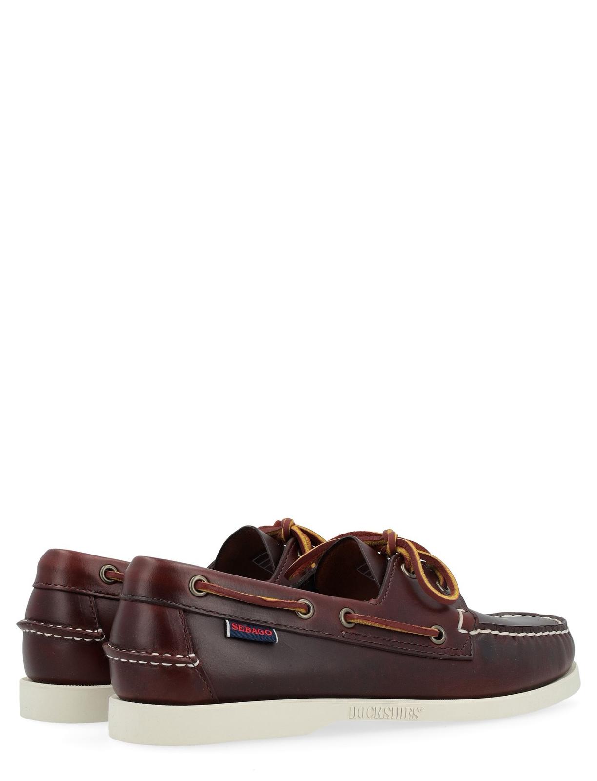Mocassino Sebago Docksides Portland Waxed in pelle color marrone - immagine 6
