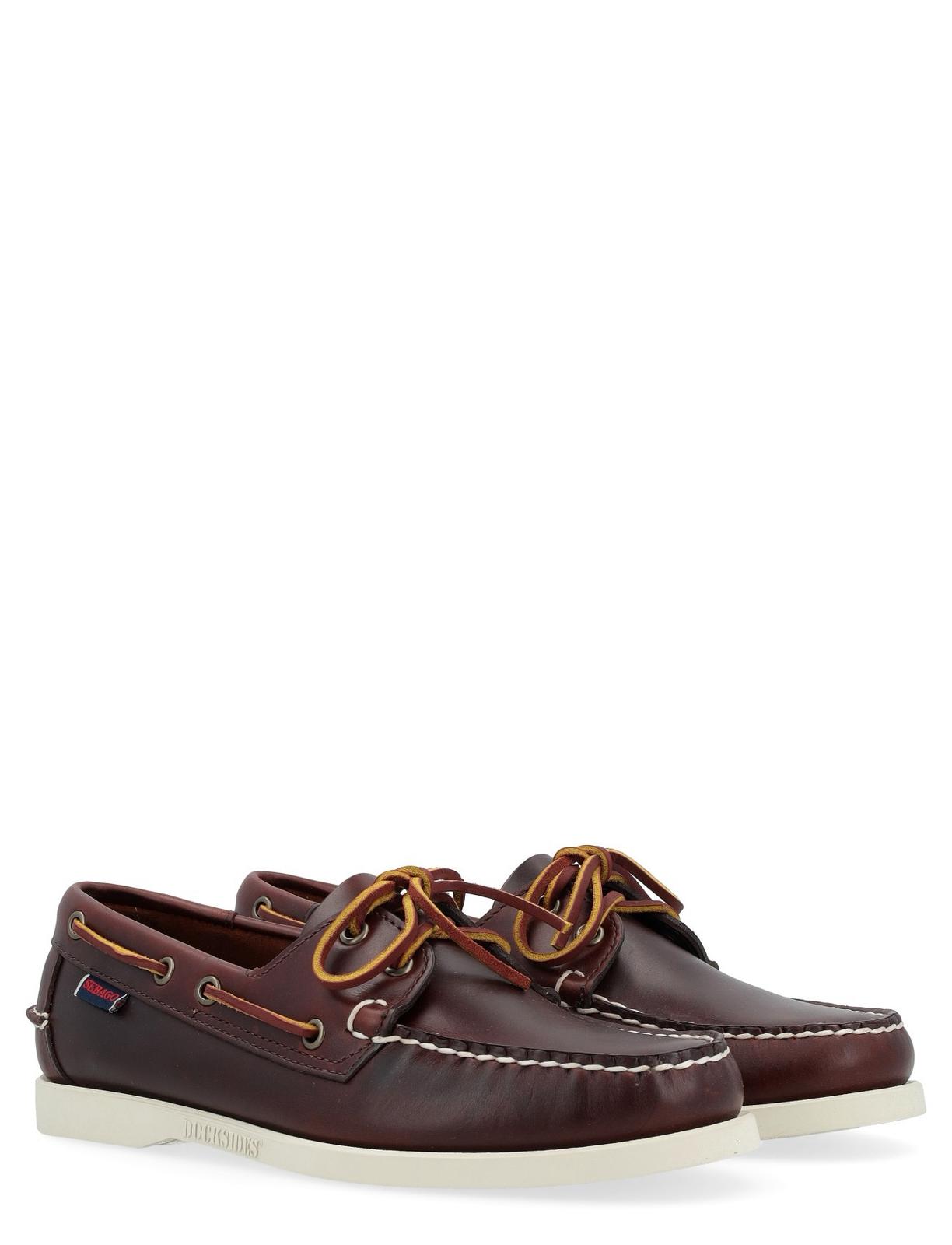 Mocassino Sebago Docksides Portland Waxed in pelle color marrone - immagine 10