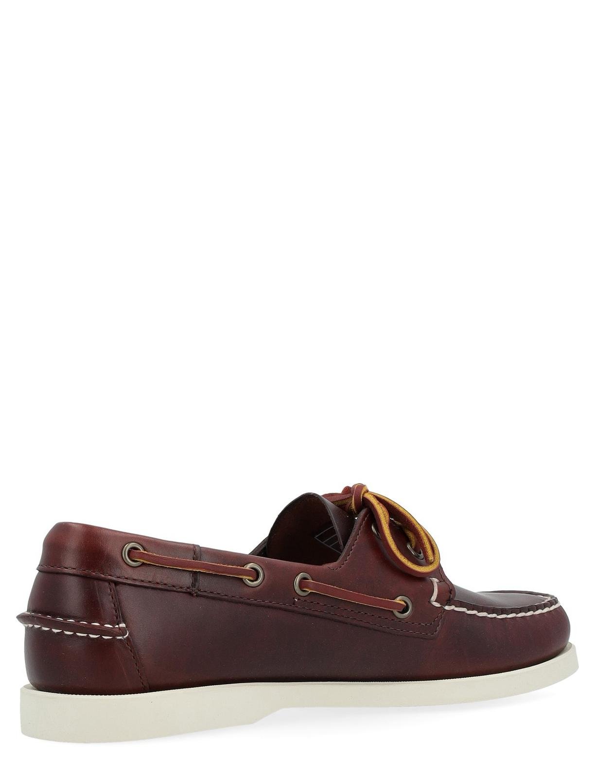Mocassino Sebago Docksides Portland Waxed in pelle color marrone - immagine 4