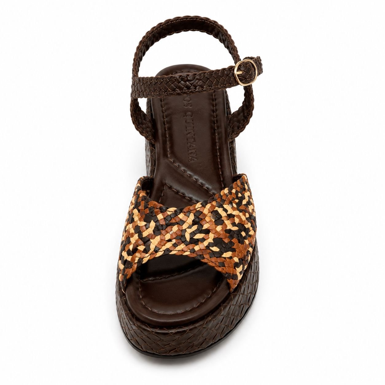 Pons Quintana Sandali MAUI Donna In Pelle Marrone E Multicolor - immagine 5