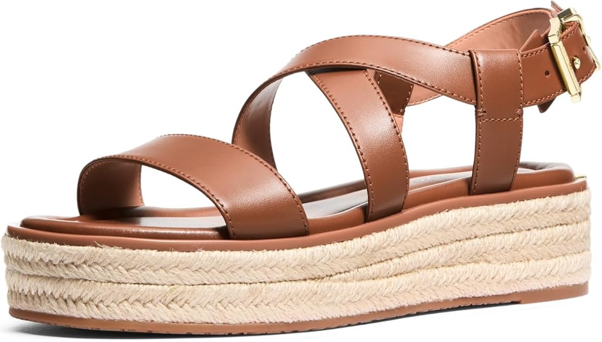 Michael Kors Lynn Espadrille Sandal, Donna - Colore Bagagli - immagine 7
