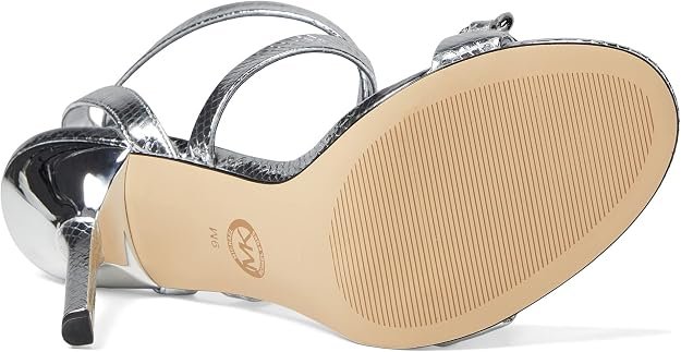 Michael Kors Asha Sandal, Donna - Argento stampato rettile - immagine 2