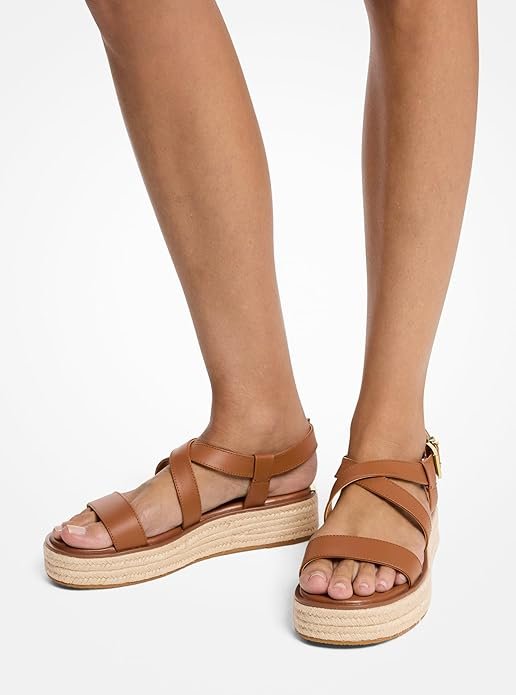 Michael Kors Lynn Espadrille Sandal, Donna - Colore Bagagli - immagine 6