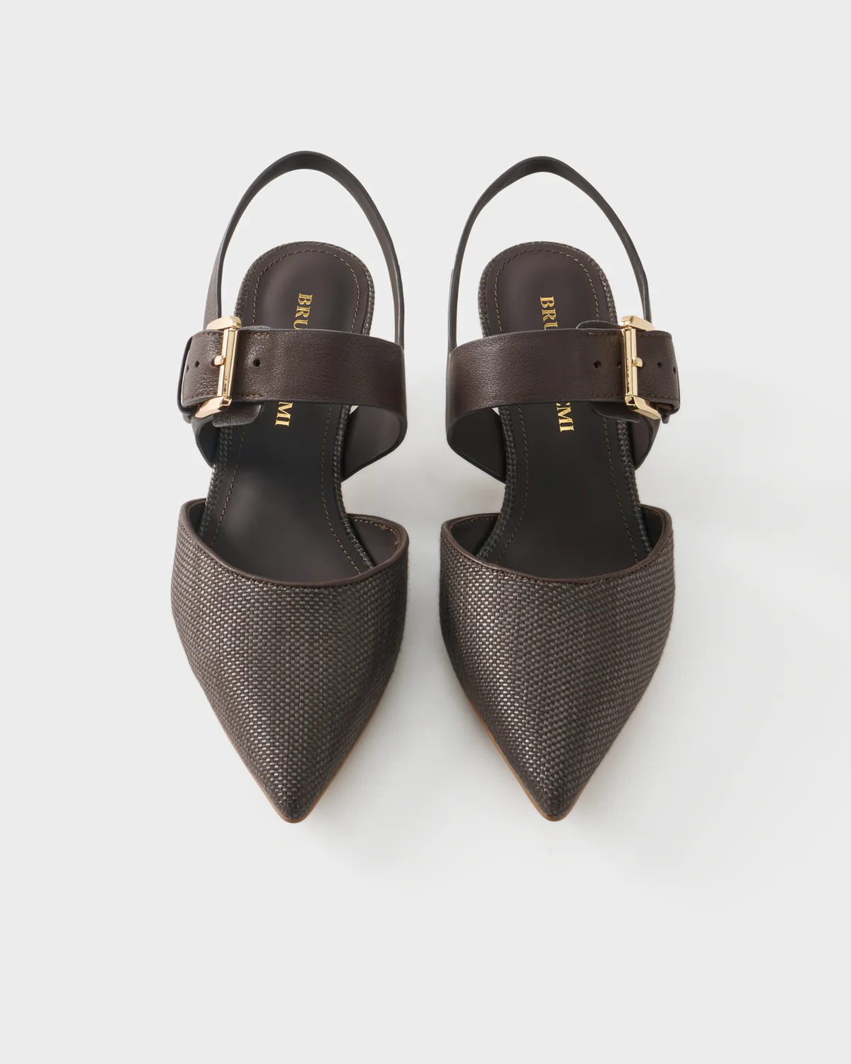 Bruno Premi slingback in tessuto e pelle - immagine 4