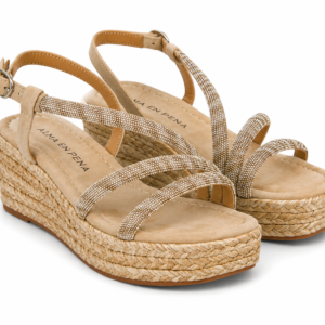 Alma en Pena Sandali - zeppa corda 50 strass ALMA EN PENA