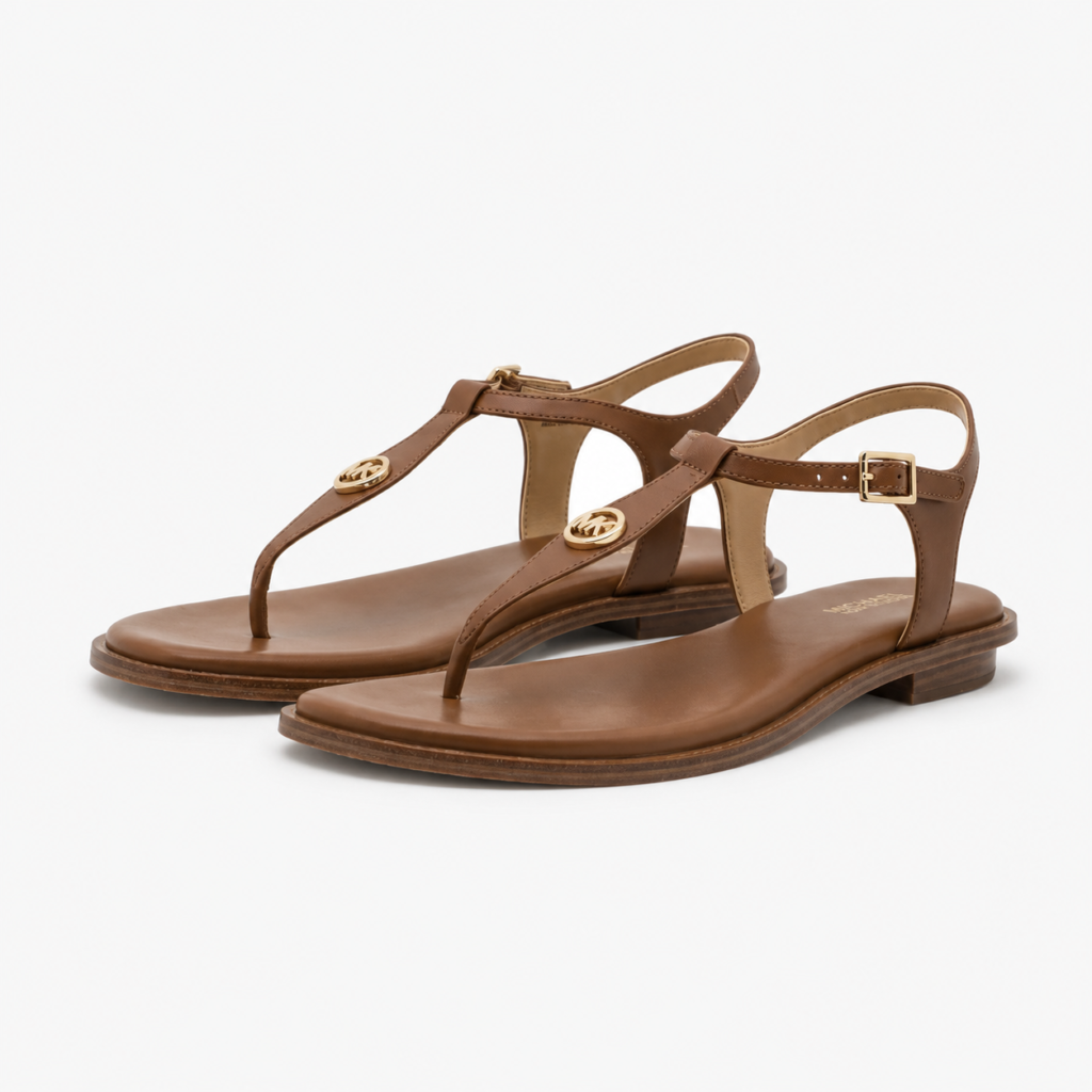MICHAEL Michael Kors MALLORY THONG - Infradito - luggage