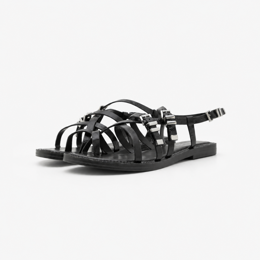 MICHAEL Michael Kors DARRINGTON FLAT - Infradito - black