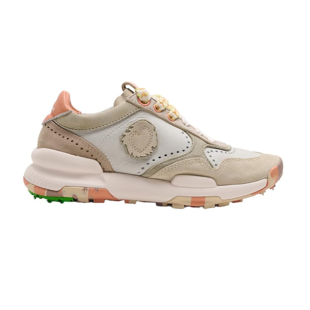 Satorisan - Chacrona Premium UL DLS - Scarpe Casual Donna - Sneakers Vintage Pelle e Tessuto Sostenibili, Confortevoli e Durevole - Colore Sea Foam - Taglia