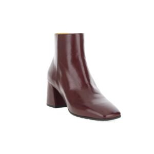 Mara Bini, Stivaletto Nappa Bordeaux, Tacco 50 zip posteriore - Stivale da donna - T244-