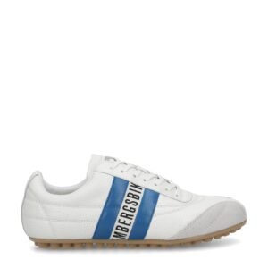Bikkembergs - Sneakers Uomo in Pelle. Scarpe Lifestyle Sport-Chic con Logo Laterale. Comfort Quotidiano