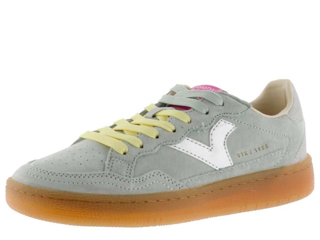 victoria 1985 Sneaker Unisex Smash Camoscio & Parti A Contrasto & Suola Color Caramello 8806107 per Adulto Menta
