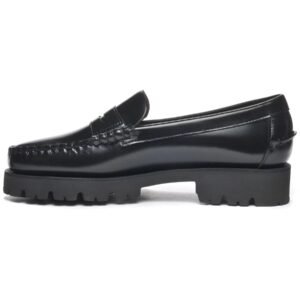 Sebago Dan Lug, Mocassino Donna Spazzolato Nero