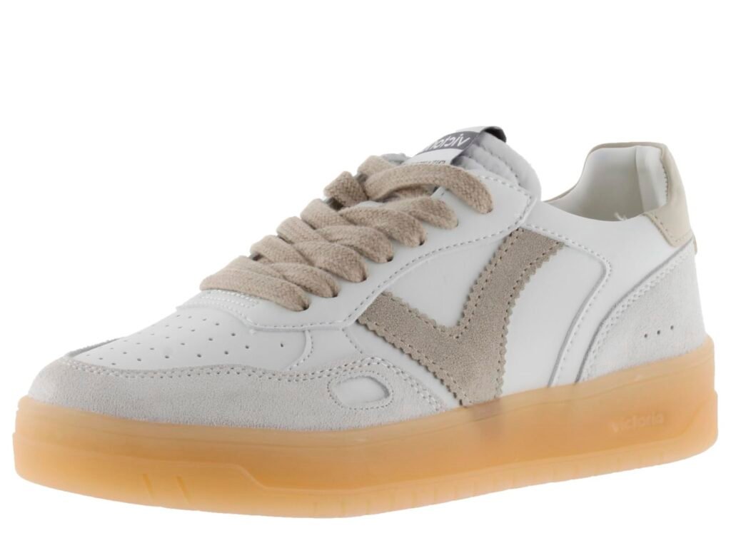 victoria Sneaker Unisex Seúl Effetto Pelle & Parti Colorati & in Camoscio & Suola Color Caramello 1257129 per Adulto Hielo