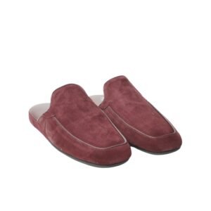 Generico Pantofola Uomo in Vera Pelle - Papillon - scendiletto Modello Sabot