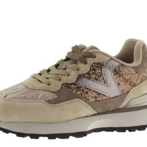 victoria 1985 Sneaker Rush & Pezzi Metallizzate & in Crosta di Pelle & Logo retrò 8807109 per Donna Oro