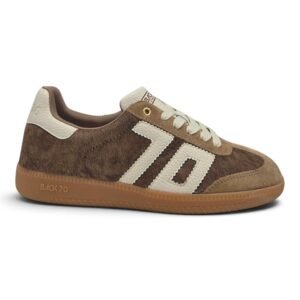 BACK70 - Cloude P43. Sneakers Donna Streetwear Casual con Tomaia Lavorata, Lacci e Suola in Gomma.