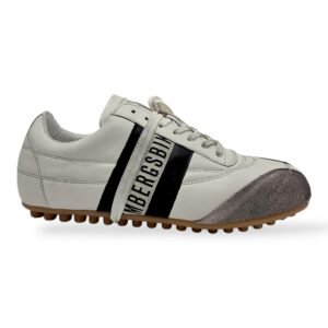 Bikkembergs - Sneakers Uomo in Pelle Liscia con Logo Laterale. Scarpe Casual Sportive, Comfort Quotidiano