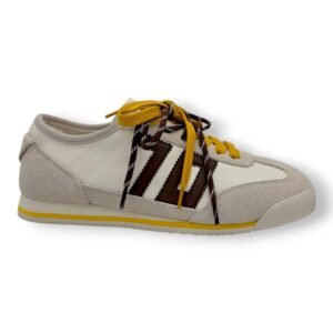 BACK70 - Sneakers Uomo in Pelle e Suede. Scarpe Casual Premium con Lacci Doppi. Stile retrò Moderno, Comfort Quotidiano.